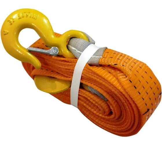 Изображение товара Буксировочный трос (ремень, лента) ООО ПКФ Сварком длина 5 м (масса автомобиля 7,5 тн) c9838