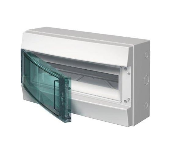 Изображение товара Настенный бокс ABB Mistral65 18М, прозрачная дверь, с клеммами 1SLM006502A1203