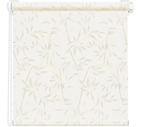 Изображение товара Рулонная штора ООО АС Март Бамбук АС МАРТ (023.01) Сливочный 48x160 4812634122210