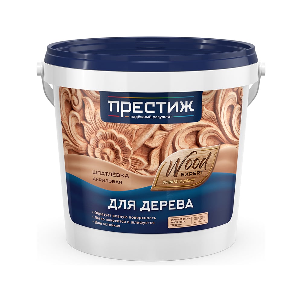 Изображение товара Шпатлевка по дереву ПРЕСТИЖ орех, 1 кг 264301
