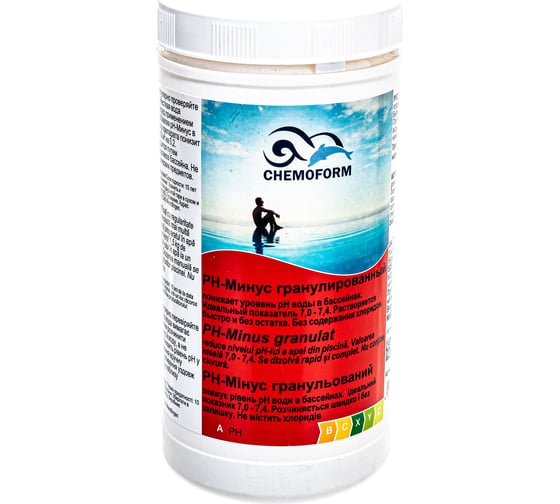 Изображение товара Гранулированный pH-минус CHEMOFORM 1.5 кг 811001