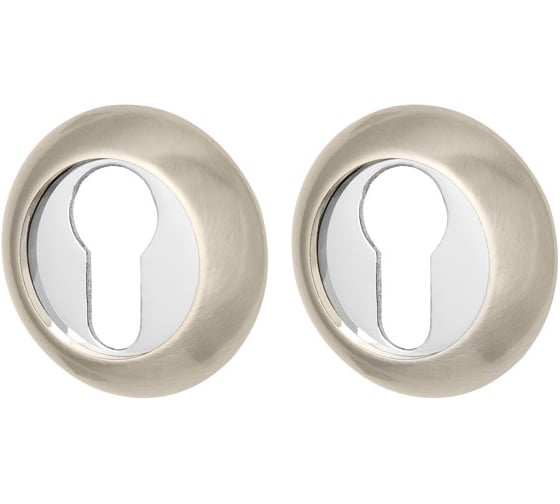 Изображение товара Накладка ARMADILLO CYLINDER ET-1SN/CP-3 матовый никель/хром 2шт 13780