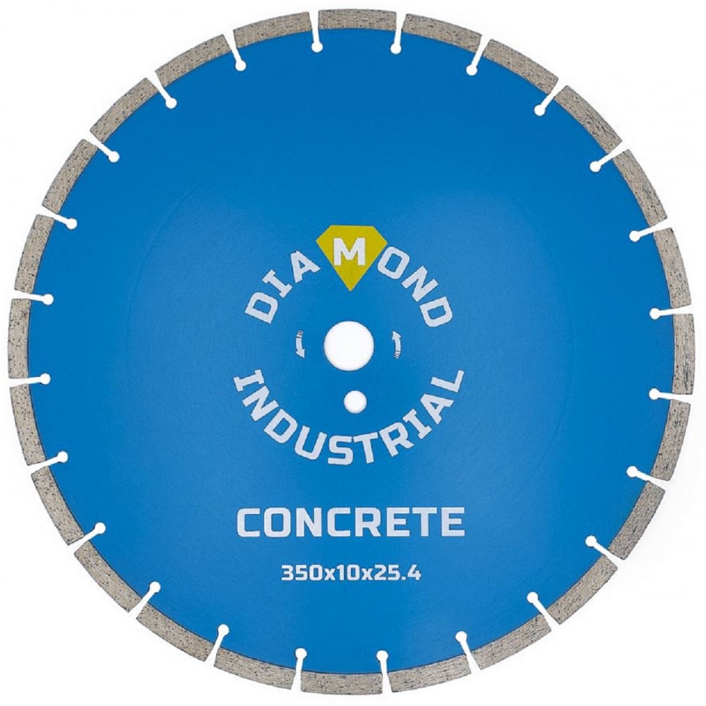 фото Диск алмазный сегментный по бетону (350х25.4 мм) diamond industrial didc350
