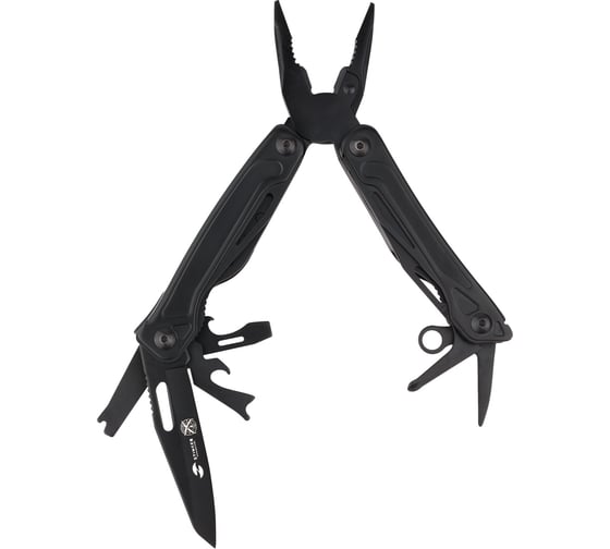 Изображение товара Мультитул Stinger чёрный, 11 инструментов, нейлоновый чехол MT-866B