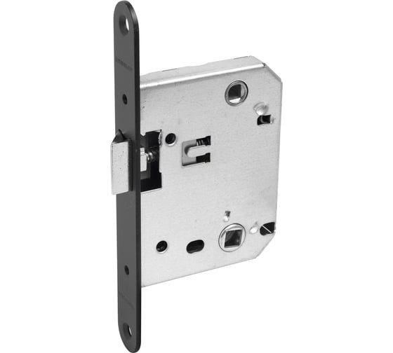 Изображение товара Защёлка Аллюр АРТ L7050R BL матовый черный B2B пакет планка 18 мм 16555