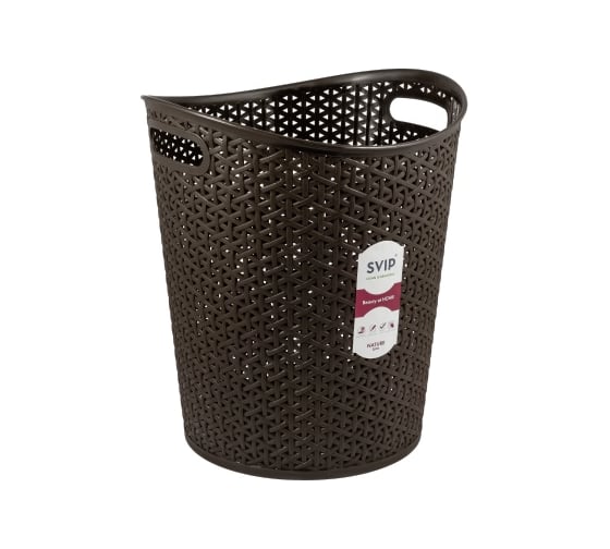 Изображение товара Корзина для бумаг Spin&Clean Nature 13 л венге SV4080ВНГ