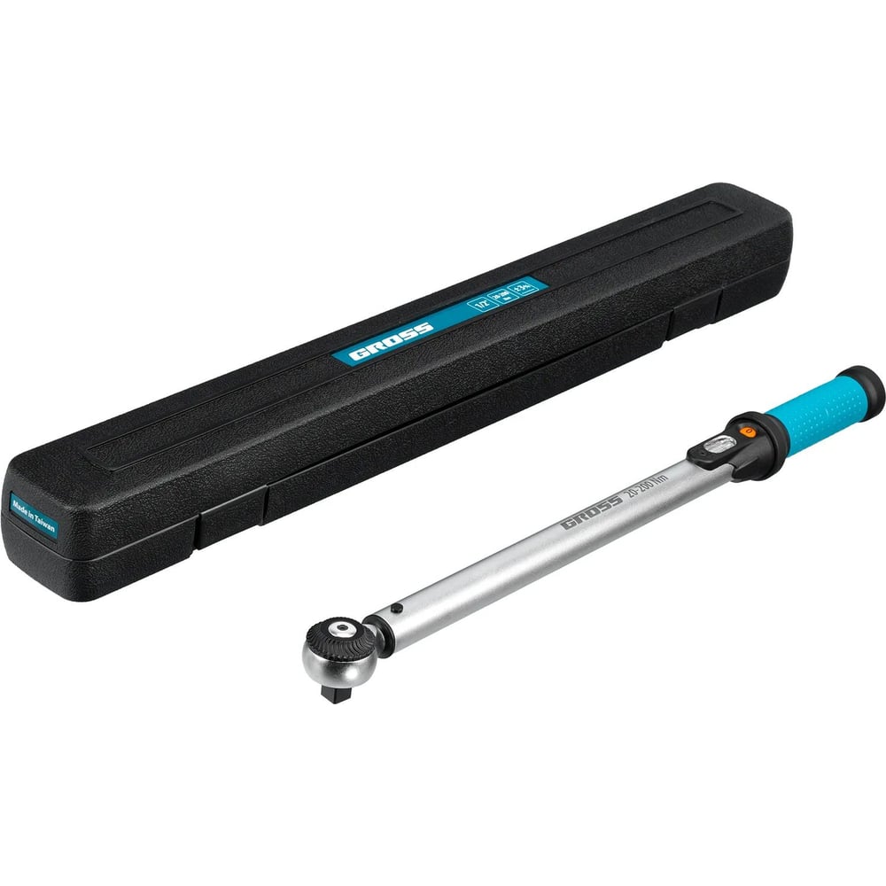 Изображение товара Динамометрический ключ GROSS 20-200 Нм 1/2" CrV трещотка