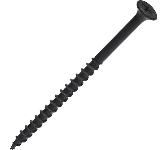 Изображение товара Саморез для крепления ГКЛ к дереву МЕТАЛЛСЕРВИС 4,2x90, 50 шт., коробка с окном МС 1271045