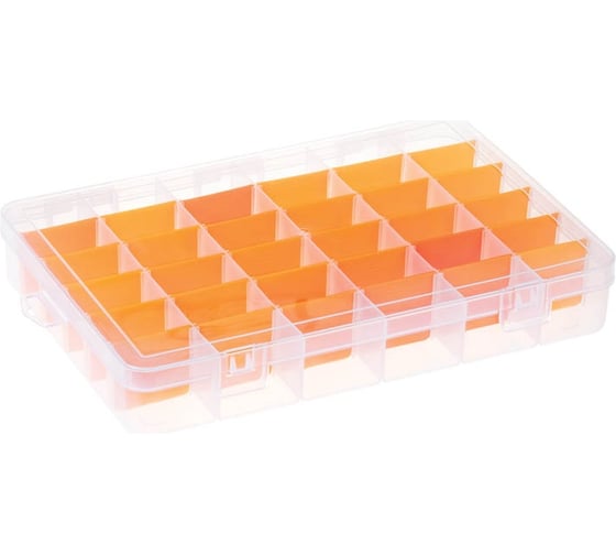 Изображение товара Органайзер IDEA "Х-бокс" высокий большой, оранжевый М 2991