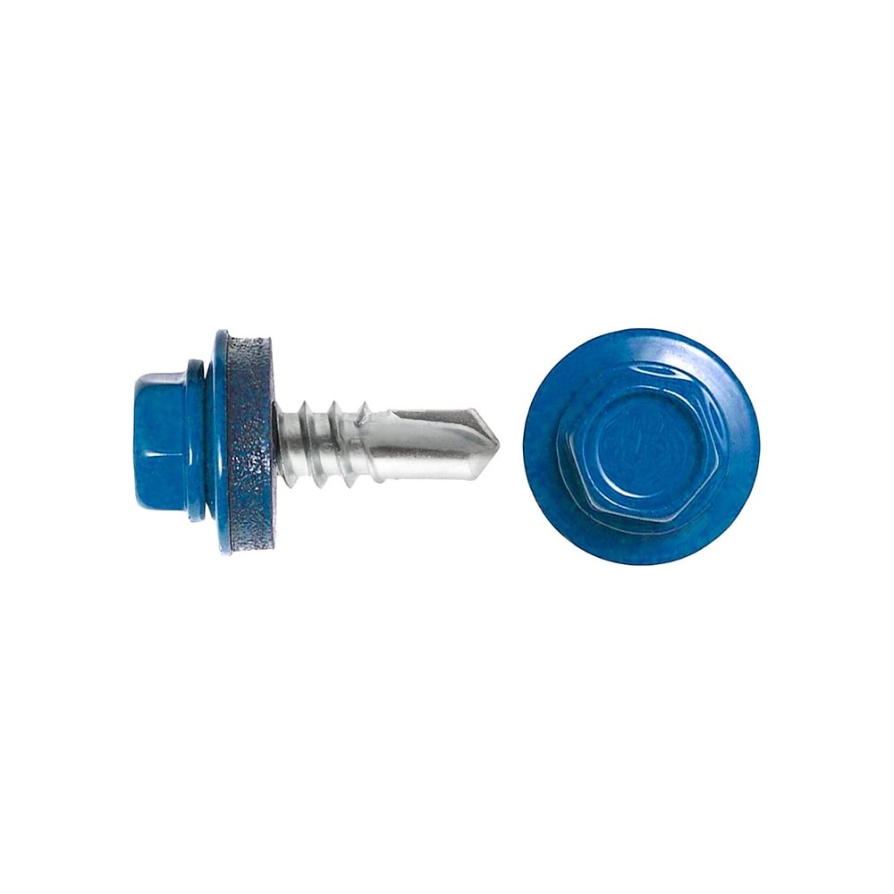 Изображение товара Кровельный саморез Госкреп 5.5х19 мм, RAL 5005, ярко-синие, 250 шт., большой пластиковый контейнер, 1000 мл КР.181203 2-0017090 Изображение товара Кровельный саморез Госкреп 5.5х19 мм, RAL 5005, ярко-синие, 250 шт., большой пластиковый контейнер, 1000 мл КР.181203 2-0017090