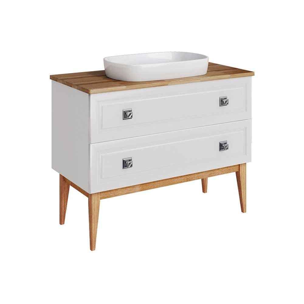 Изображение товара Подстолье АСБ-МЕБЕЛЬ Каталина 100 White современная мебель для ванной