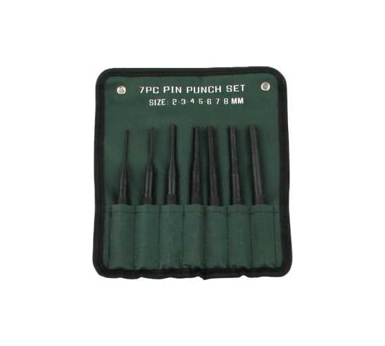 Изображение товара Набор бородков цилиндрических из 7-ми шт CNIC от 2 до 8мм, тип 2, в сумке ОТ307 54744