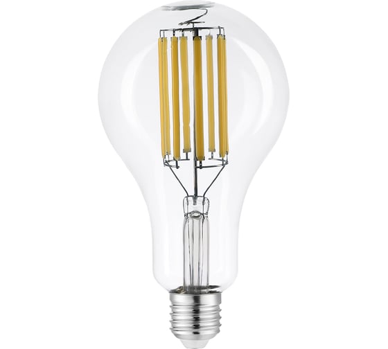 Изображение товара Светодиодная лампа General Lighting Systems Филамент прозрачный высокомощный E27 40Вт 3200Лм 2700К Теплый белый свет GLDEN-A95-40-230-E27-2700 661624