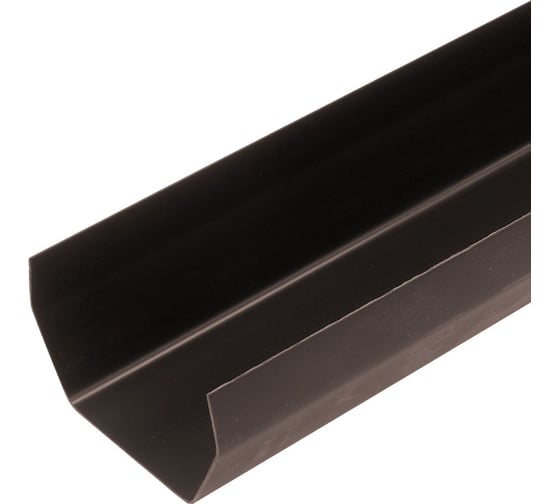 Изображение товара Желоб водосточный ПВХ VN 2 метра U110/67, коричневый UB20 UB20VN