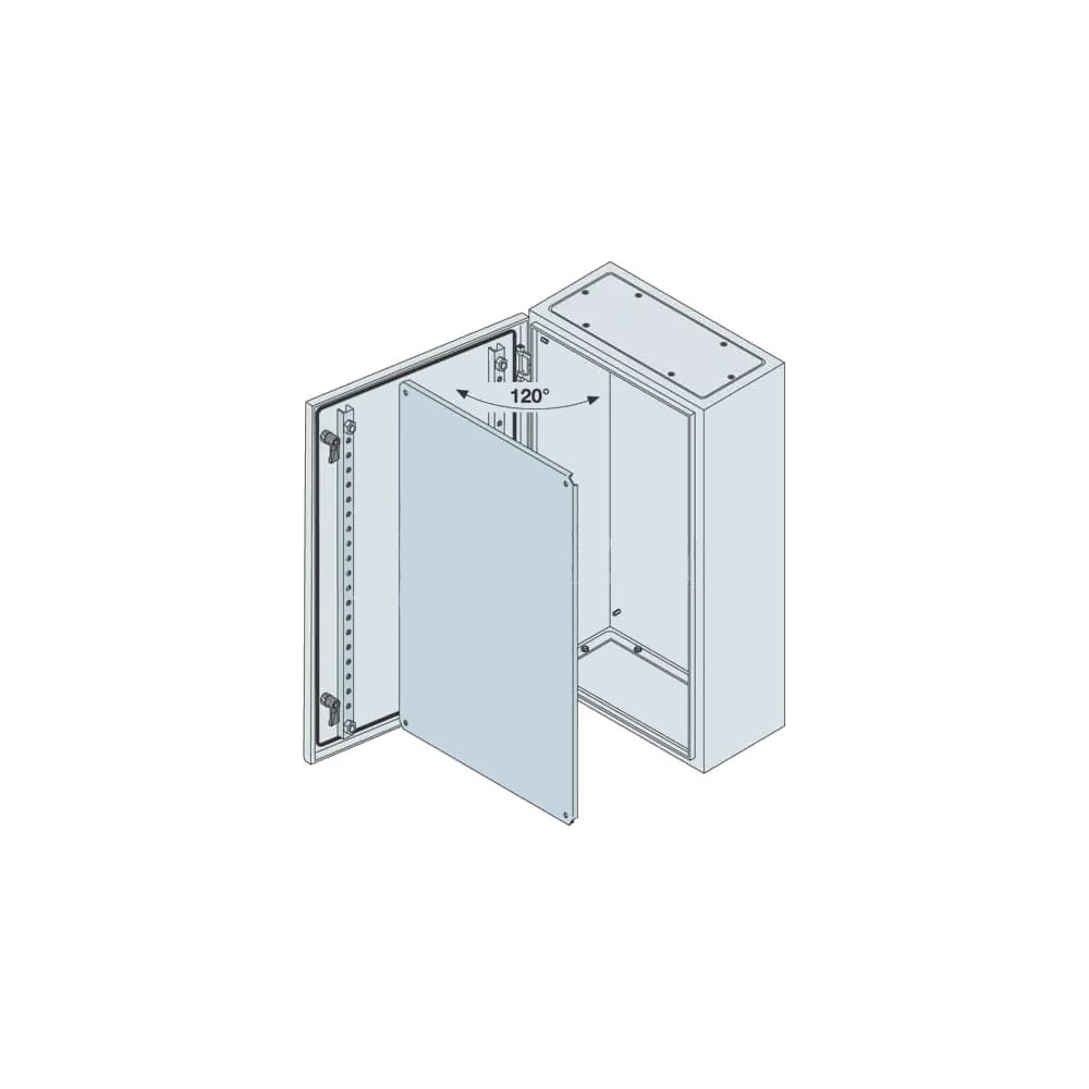 фото Щит с монтажной панелью abb щмп 600x400x250 sr2 ip65 srn6425k