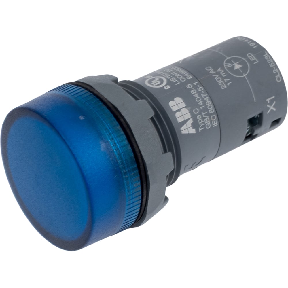 Изображение товара Лампа ABB CL2-523L синяя с LED подсветкой 230В