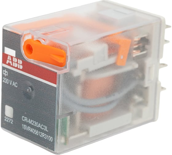 Изображение товара Реле ABB CR-M230AC3L 230B AC 3ПК 10A, СИД индикация 1SVR405612R3100