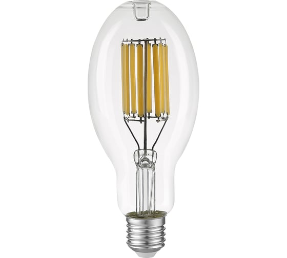 Изображение товара Светодиодная лампа General Lighting Systems Филамент прозрачный высокомощный Е27 35Вт 3800Лм 6500К Холодный белый GLDEN-ED75-35-230-E27-6500 661629
