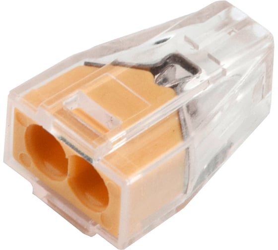 Изображение товара Клемма строительно-монтажная 2-проводная General Lighting Systems GTER6-02-75-P СМК, 0.75-2.5 мм2, с пастой, 200шт 800428