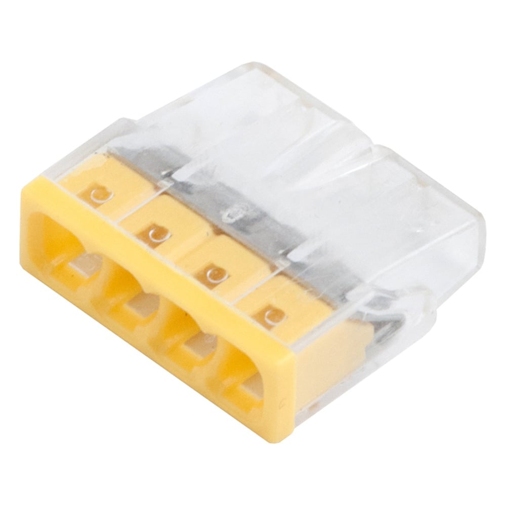 Изображение товара Клемма строительно-монтажная 4-проводная GTER6-04 СМК 0.5-2.5 мм2 100 шт