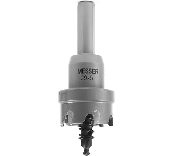 Изображение товара Коронка ТСТ с центрирующим сверлом и толкающей пружиной (29х5 мм) MESSER 20-05-029