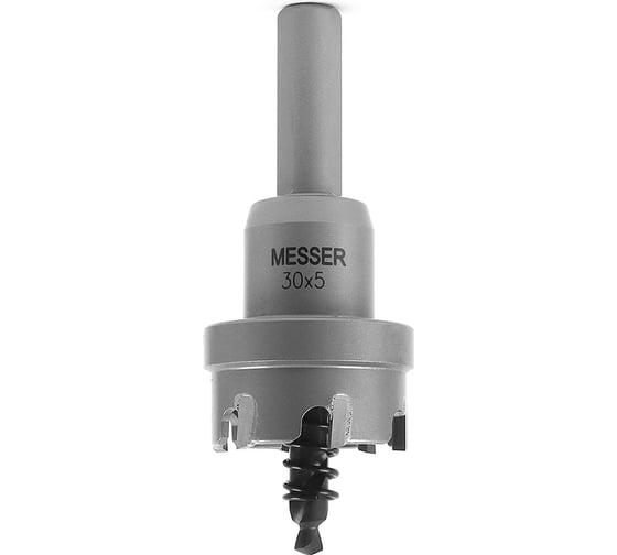 Изображение товара Коронка ТСТ с центрирующим сверлом и толкающей пружиной (30х5 мм) MESSER 20-05-030