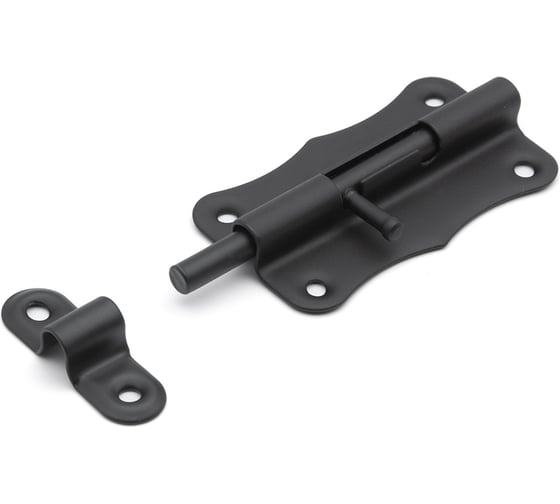 Изображение товара Шпингалет Дверной Страж ШФ-80 чёрный ДС74298