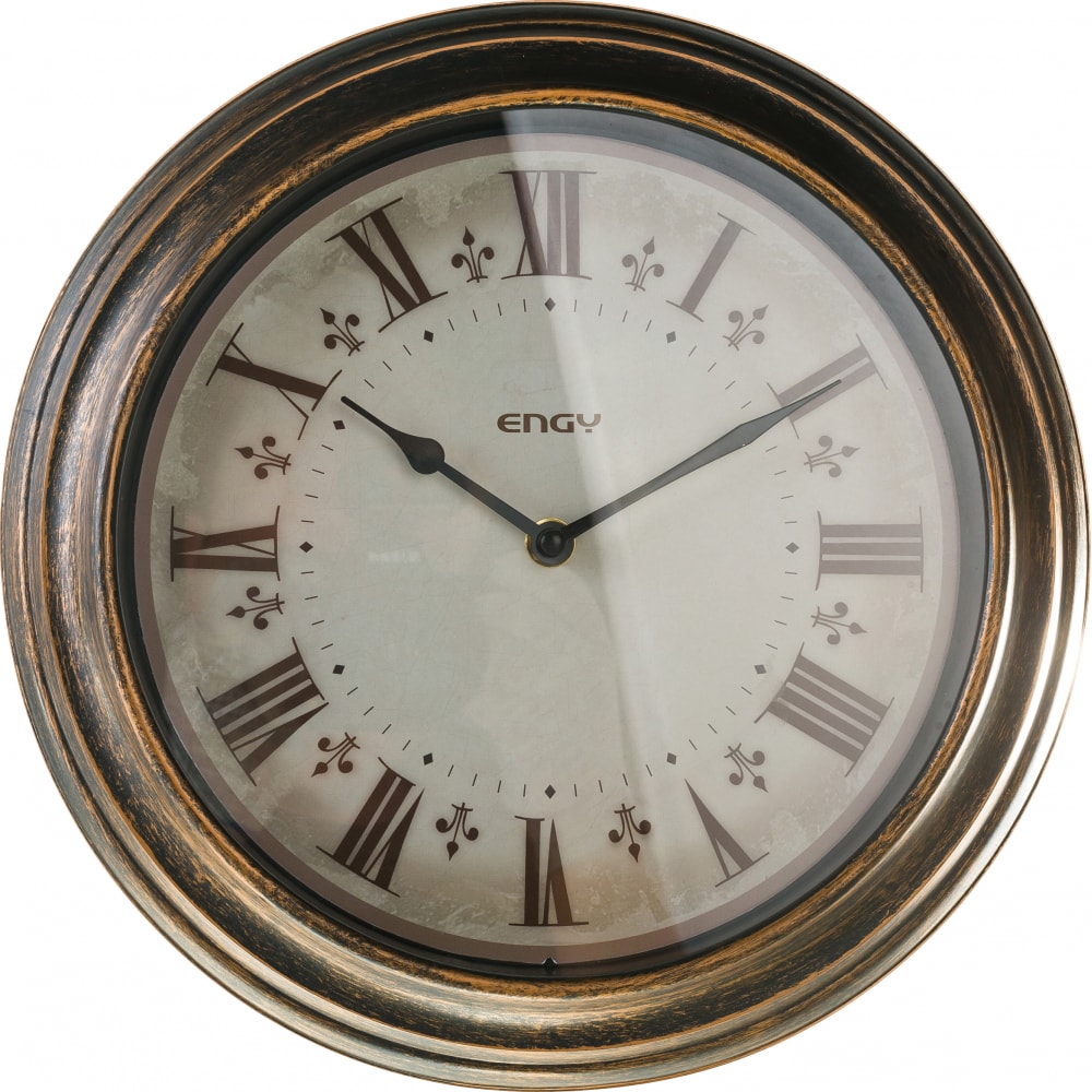 Круглые настенные кварцевые часы Engy наручные часы jacques lemans 1 1769k