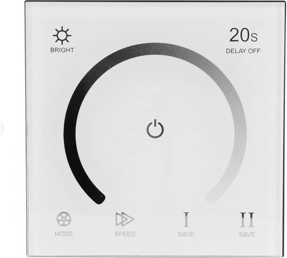 Изображение товара Сенсорный контроллер Horoz Electric TOUCH 4A 144-288W 12V-24V 100-003-0288 HRZ33003043