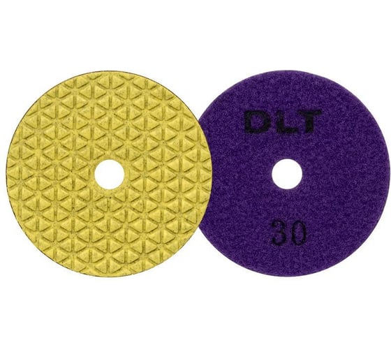 Изображение товара Круг алмазный гибкий шлифовальный №11, 30, для сухой шлифовки, 100 мм DLT 0935