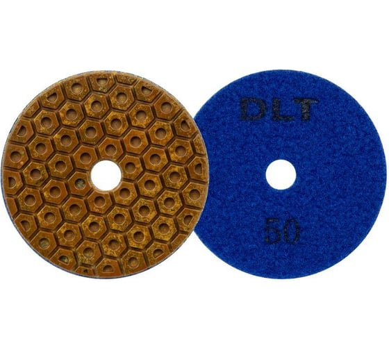 Изображение товара Круг алмазный гибкий шлифовальный №10, 50, для сухой и мокрой шлифовки, 100 мм DLT 0932