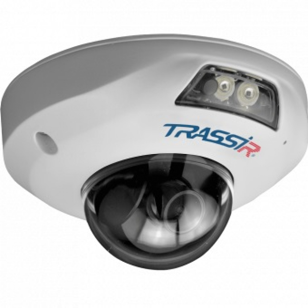 Купить IP-камера Trassir, TR-D4141IR1 2.8, купольная, белый