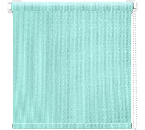 Изображение товара Рулонная штора ООО АС Март Оксфорд (017.06) Бирюзовый 52x160 4812634119685