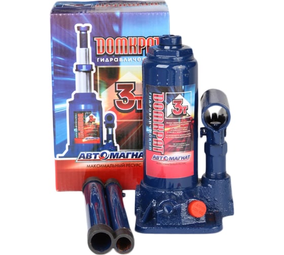 Изображение товара Домкрат АВТОМАГНАТ 3 т. AM-13-К-003
