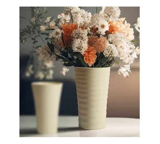 Изображение товара Кашпо Szemek X49 BRATEK PREMIUM d22 см, h36.5 см, крем 071372