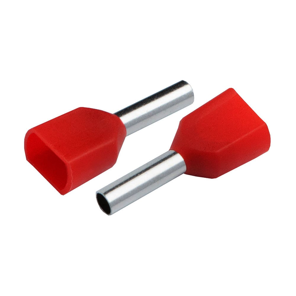 Изображение товара Наконечник-гильза General Lighting Systems НГИ2 GNGI-E2-2x0,75-8-50 темно-красный