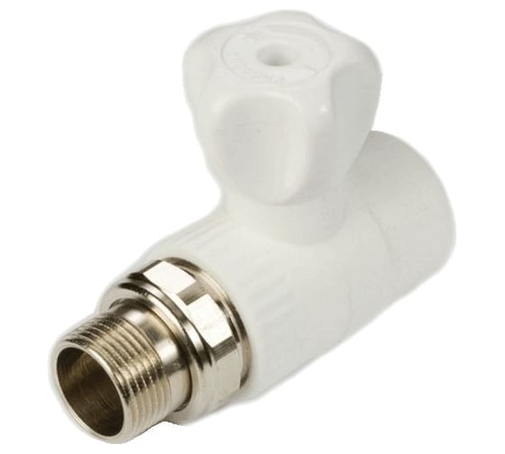 Изображение товара Шаровый кран для радиатора КРОСС PPRC с американкой, прямой 25-3/4 НР 60153