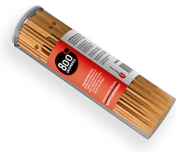 Изображение товара Шпажки бамбуковые длинные 800 Degrees Bamboo Skewers, 110 шт 800DGR-BBQ03