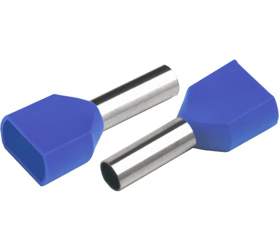 Изображение товара Наконечник-гильза General Lighting Systems НГИ2 GNGI-E2-2x2,5-12-50 Синий, 50 штук 476270