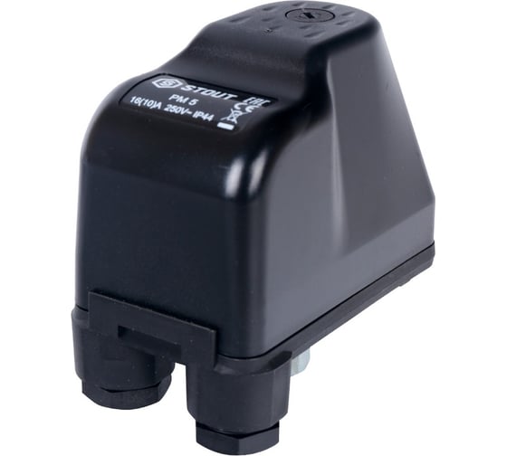 Изображение товара Реле давления для водоснабжения PM5G (1-5 бар; 1/4") STOUT SCS-0001-000005 RG008TMQ94FLLI