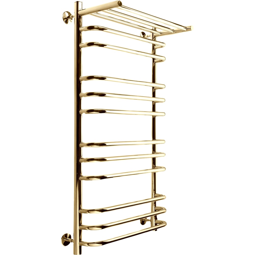 Изображение товара Водяной полотенцесушитель INDIGO Brace 100/50 золото для ванной комнаты