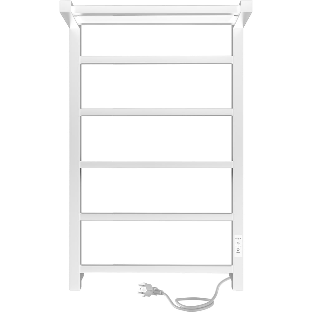 Изображение товара Электрический полотенцесушитель INDIGO Forma 80/50 с таймером и скр.монтажем белый матовый