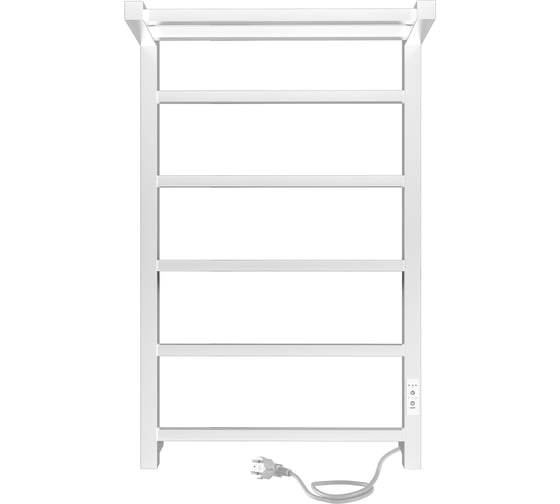 Изображение товара Электрический полотенцесушитель INDIGO Forma (electro) 80/50 (таймер, скр.монтаж, унив.подкл.R/L, белый матовый) LEF80-50WMRt