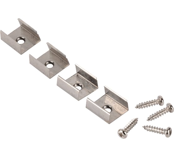 Изображение товара Скоба крепления с шурупом General Lighting Systems для профиля GAL-7-22-С-IP20 10шт в уп. 523111