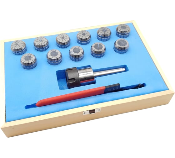 Изображение товара Патрон цанговый Морзе №2, ER 32, 4-20 мм, 11 цанг ТЕХНОРЕАЛ МА320053026