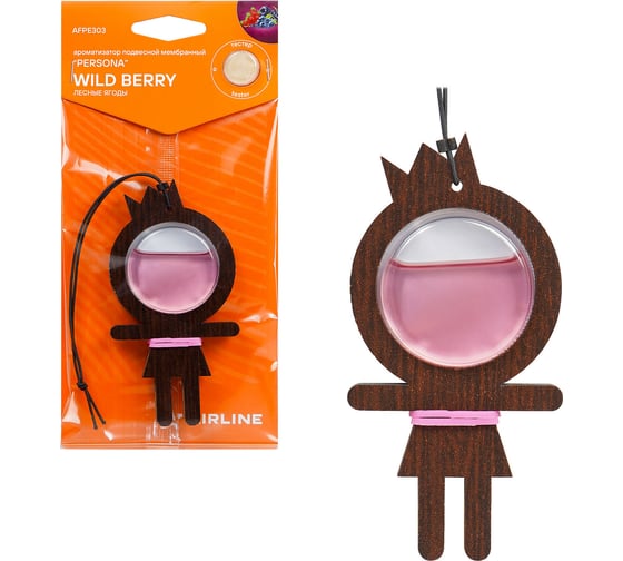 Изображение товара Ароматизатор подвесной мембранный Airline "Persona" Лесные ягоды AFPE303