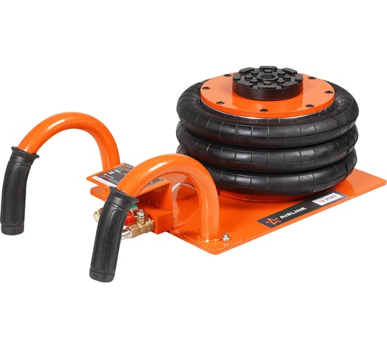 Изображение товара Пневматический подкатной домкрат Airline 3 т, 3 секции, короткая ручка (MIN - 150 мм, MAX - 400 мм) ABJF03