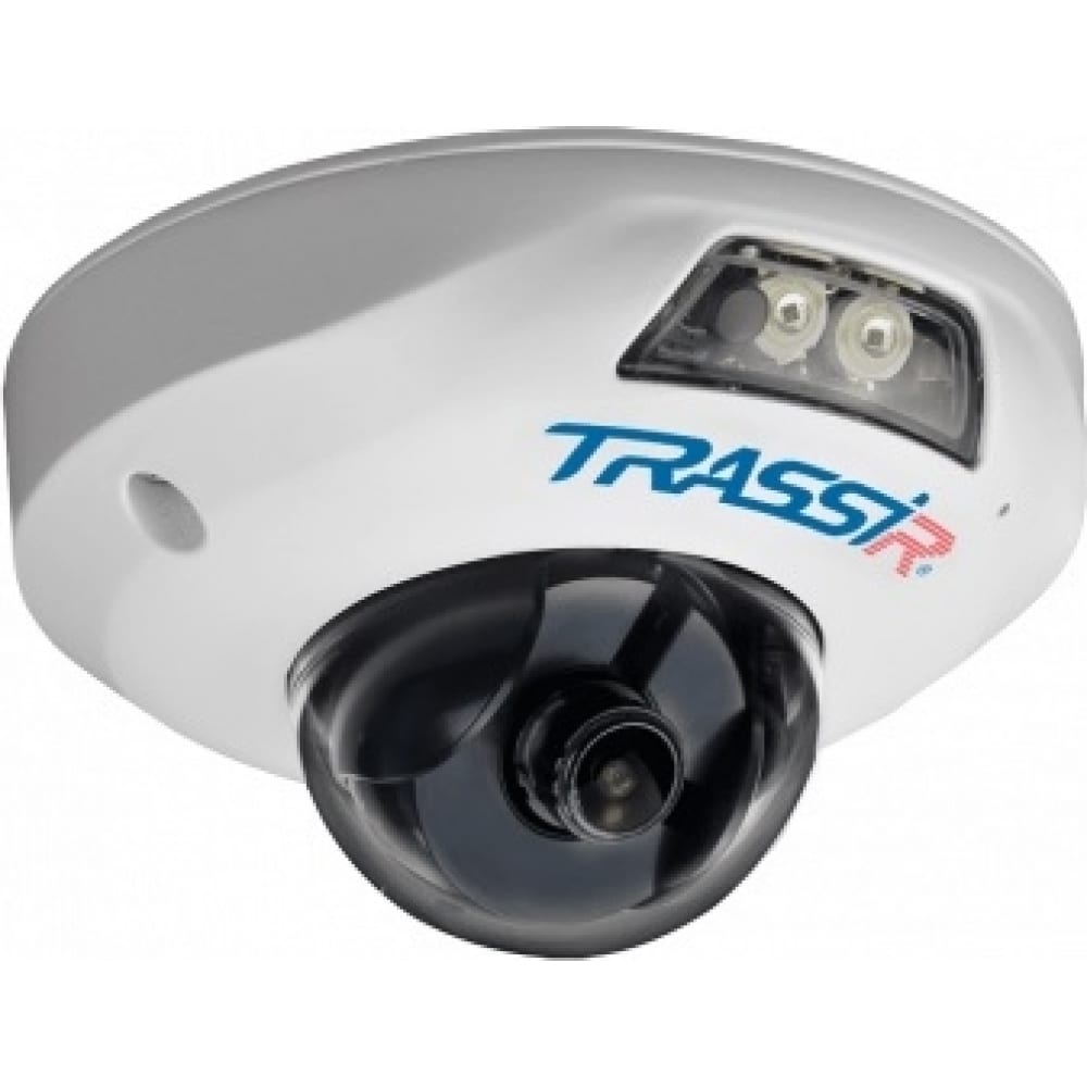 Купить Ip камера Trassir, TR-D4121IR1 3.6, купольная, белый