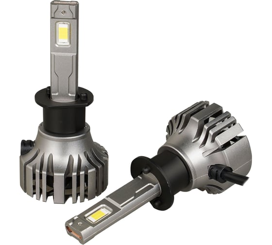 Изображение товара Лампa светодиодная Airline PRO H1, 12/24 В, 50 Вт, 6000 К (Белый), 9200 Лм, для линзованной оптики, 2 шт. AEAR201