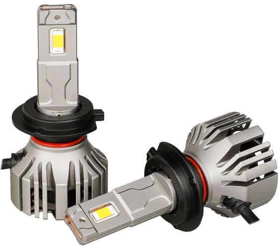 Изображение товара Лампa светодиодная Airline PRO H7, 12/24 В, 50 Вт, 3000 К (Желтый), 9200 Лм, для линз. 2 шт. PRO AEAR208